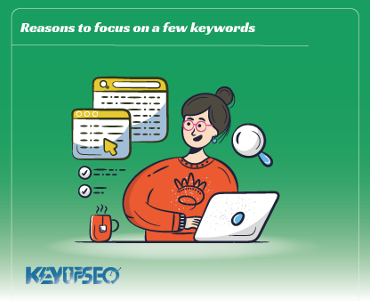 Why is it important to focus on a few keywords?